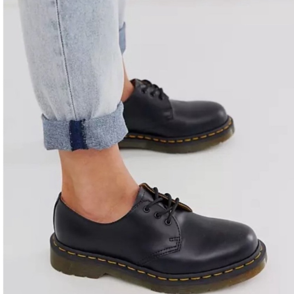 ❤️ Dr. Martens 1461 smooth leather Oxford Shoe, black, Size 8 Women